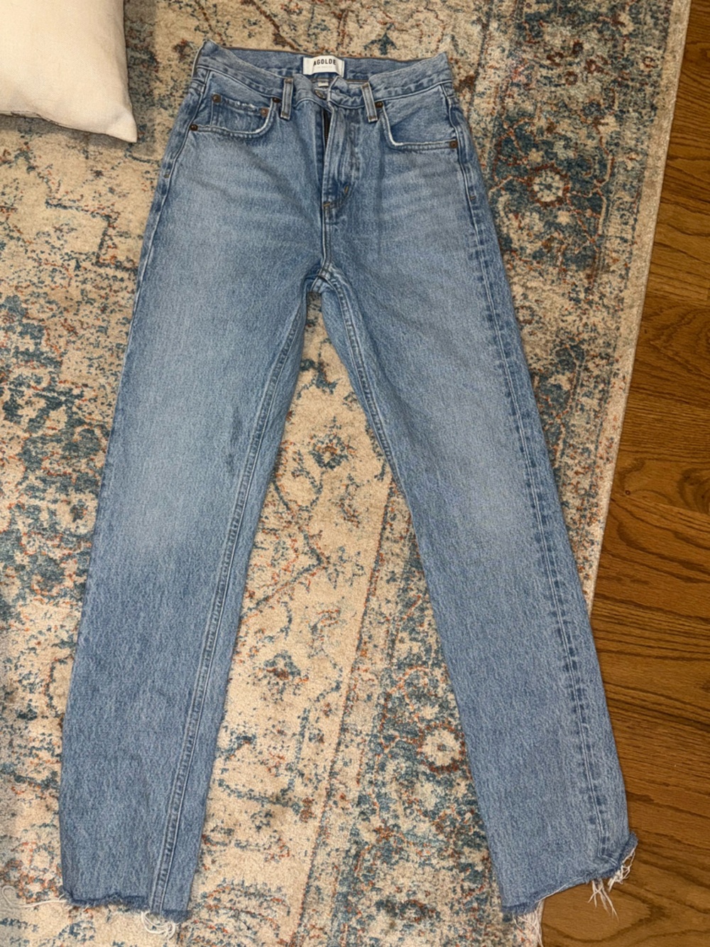 Agolde Slim Straight Light Blue Jeans